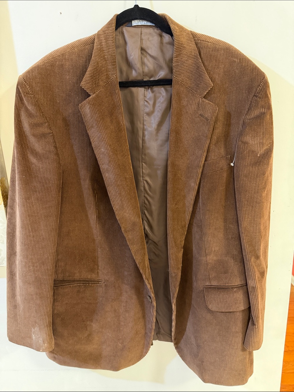 Lands' End Men's Tan Brown Corduroy Sport Coat
